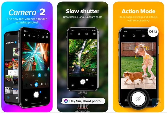 Скриншоты Camera + 2 адаптированного приложения для iOS Camera