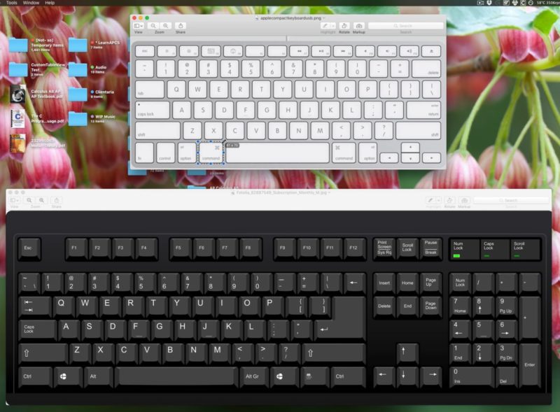 Разница между клавиатурами Apple и ПК